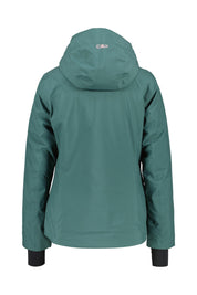 Skijacke mit abnehmbarer Kapuze - F520-TREK GREEN - Grün