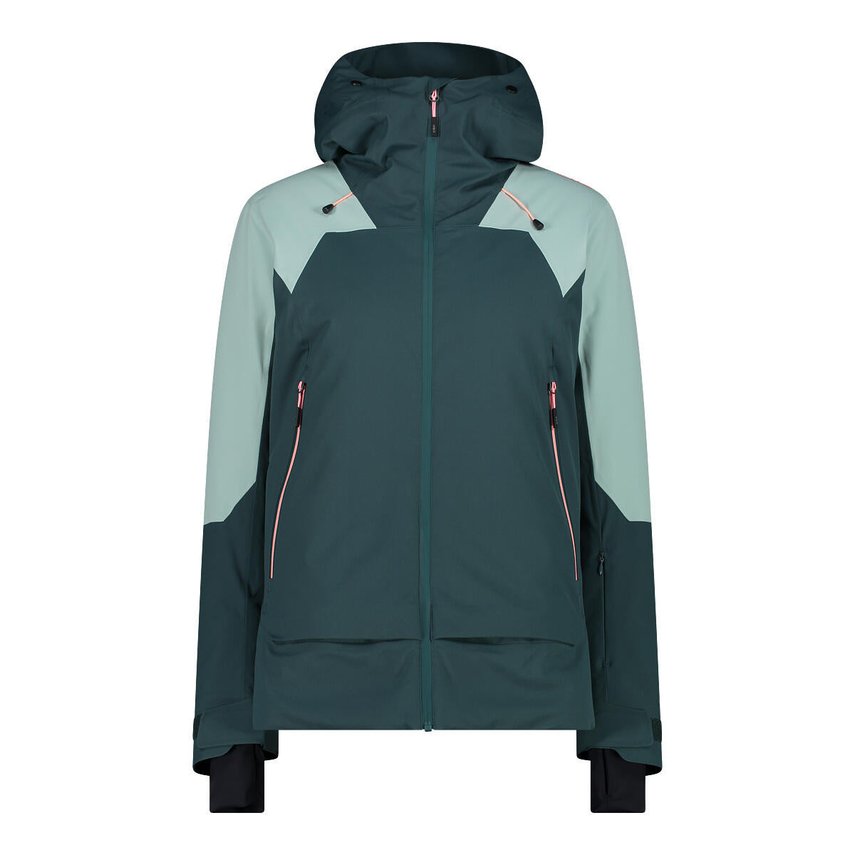 Ski-Jacke mit Kapuze - F520-TREK GREEN - Grün