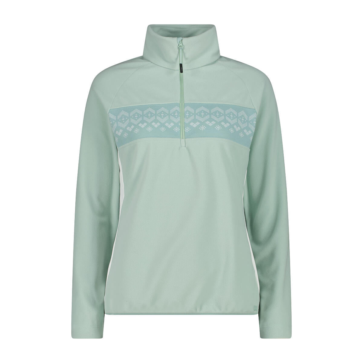 Ski-Fleecepullover - E421-JADE - Grün