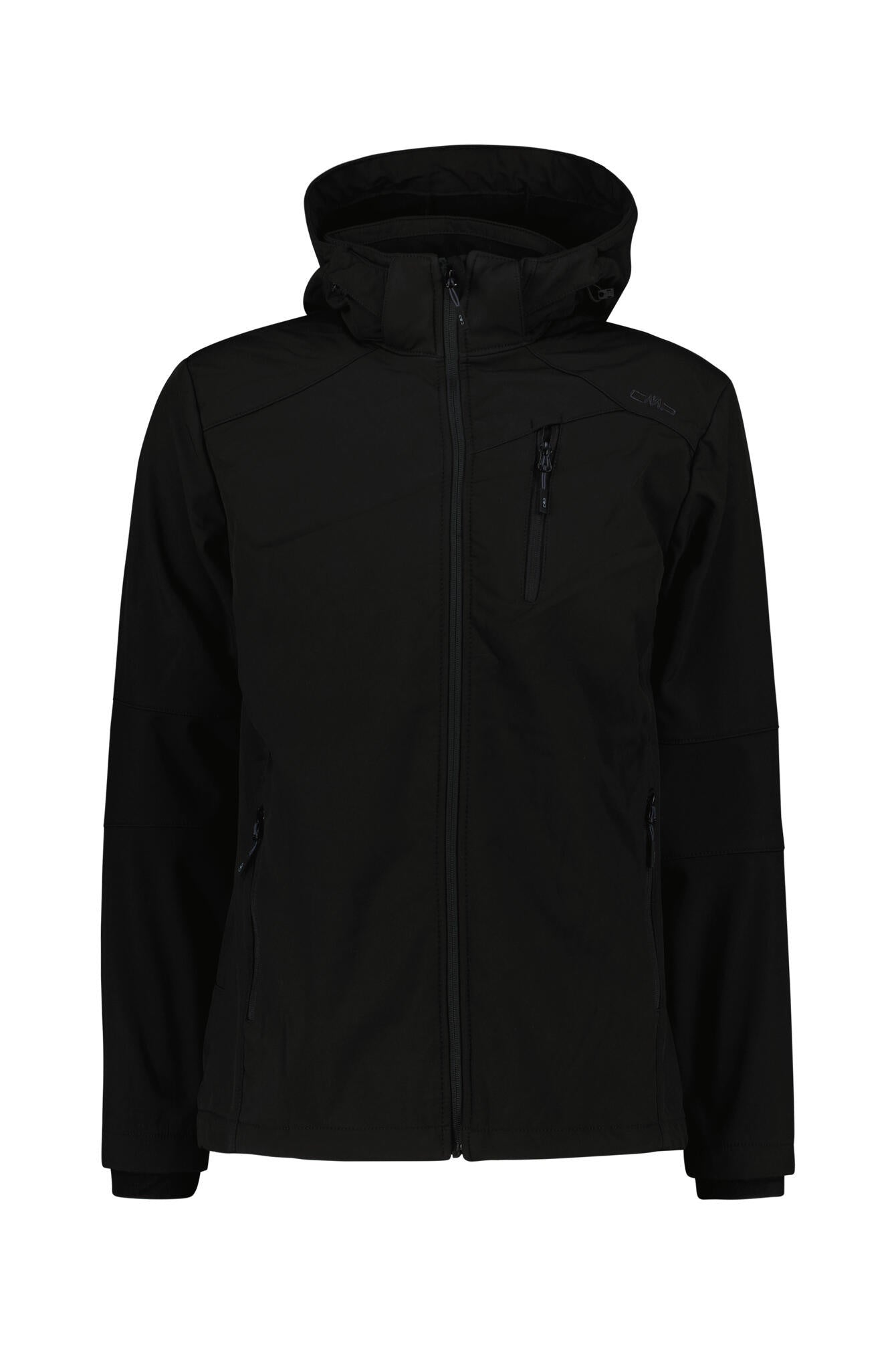 Softshelljacke mit abnehmbarer Kapuze - U901-NERO - Schwarz