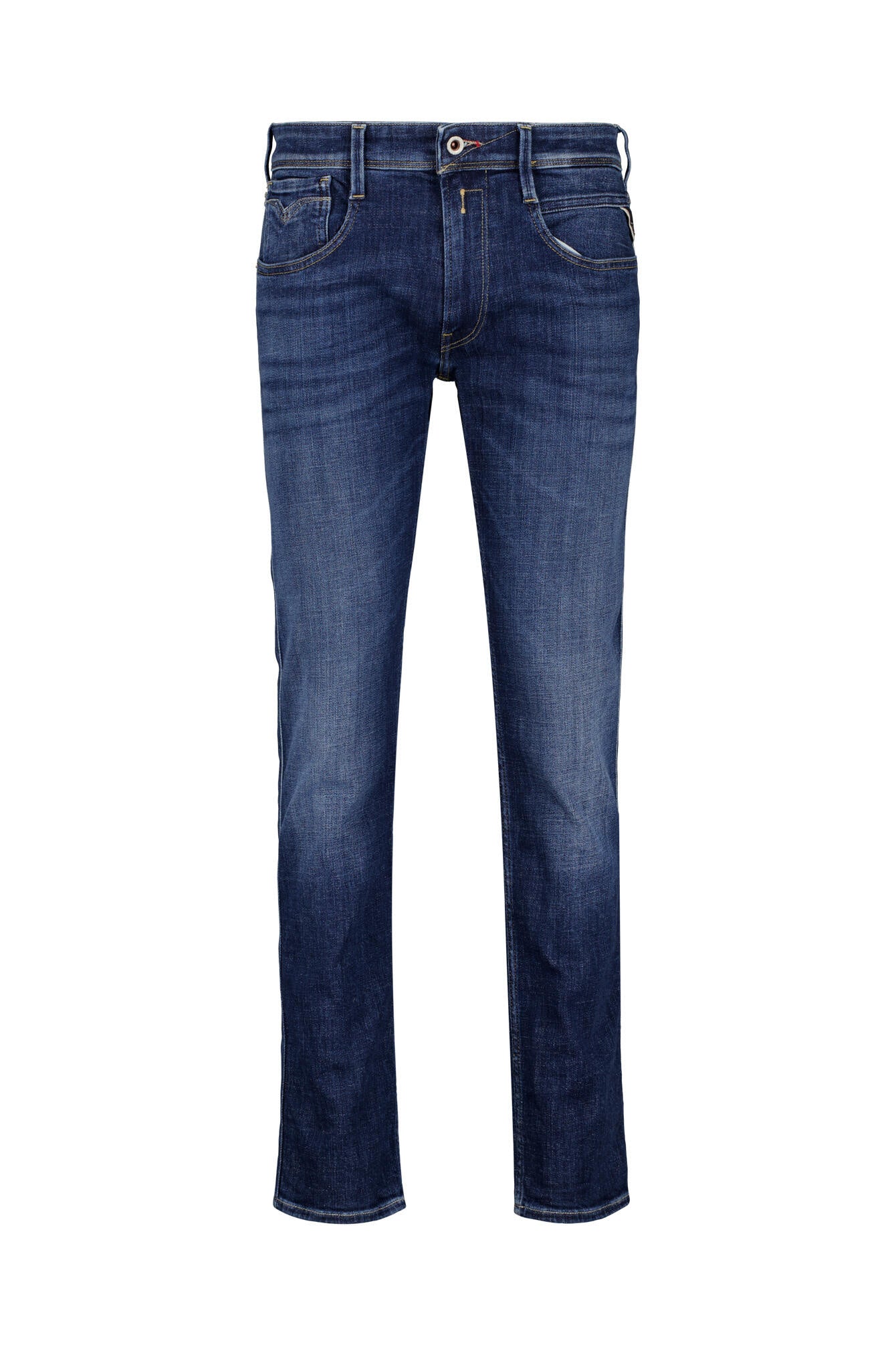 Jeans ANBASS Slim Fit - 007-DARK BLUE - Blau