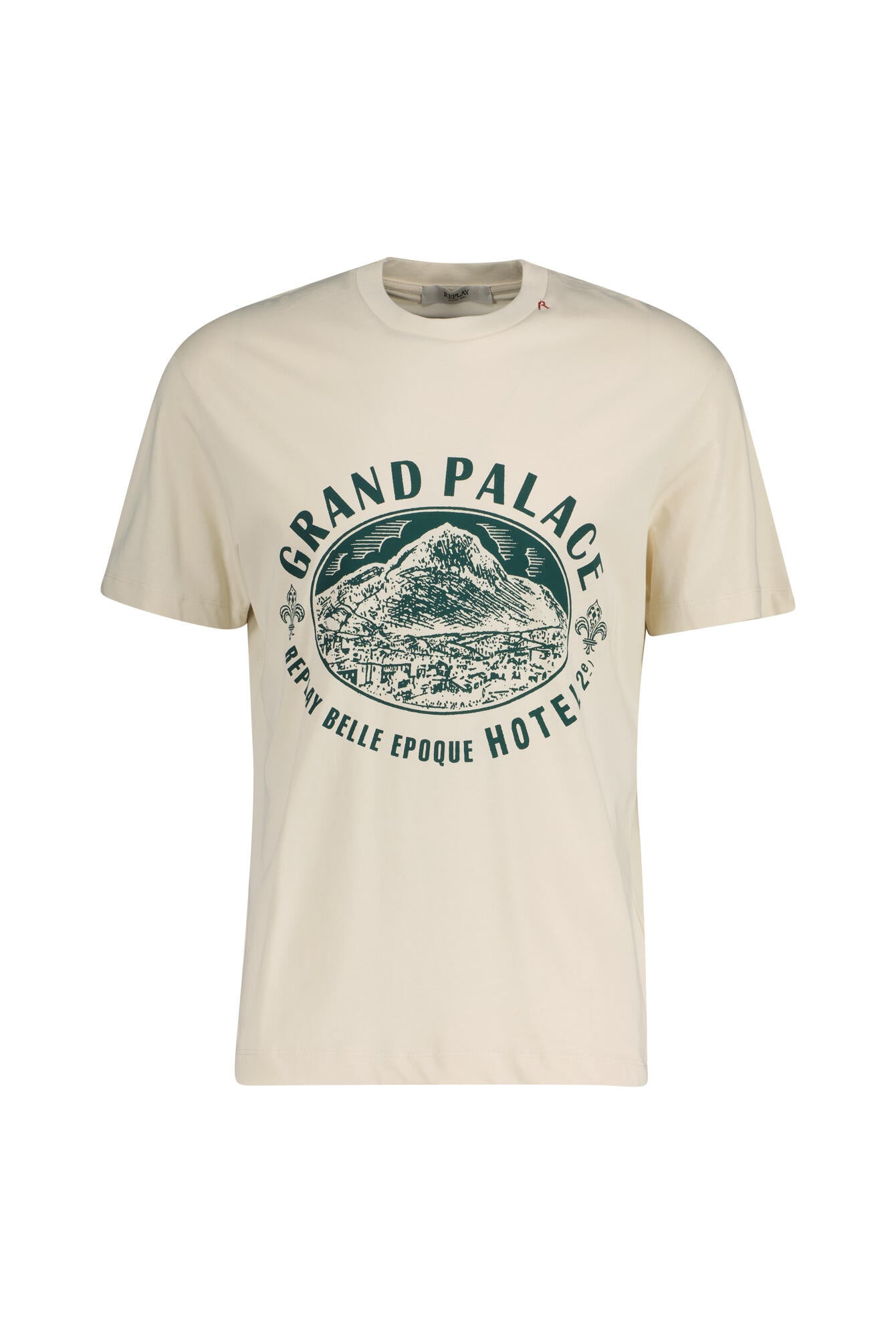T-Shirt aus Baumwolle - 200-CREAM - Creme