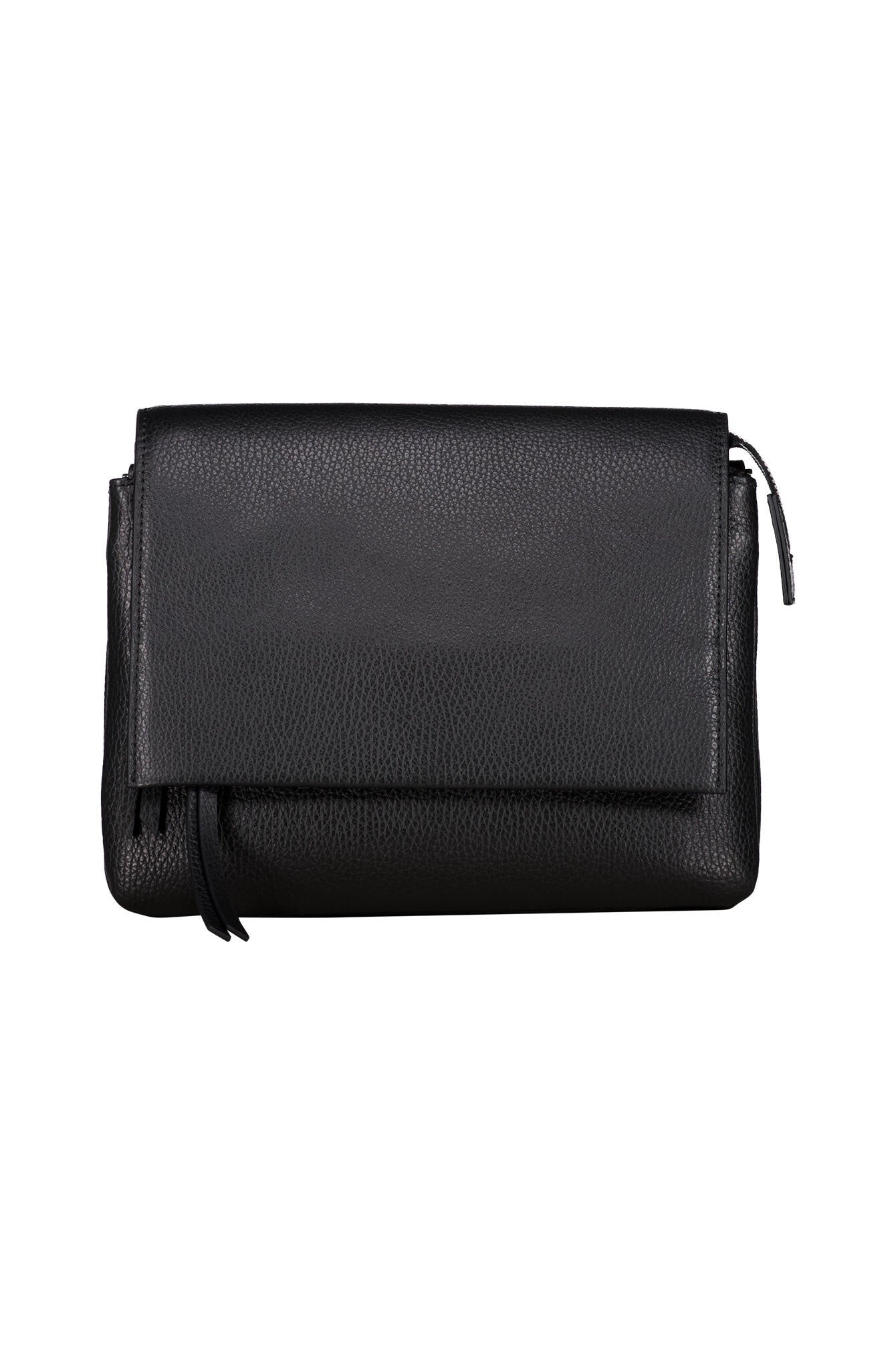 Schultertasche THREE - 001-NERO - Schwarz