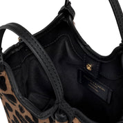 Handtasche Horsy DUA - 10730-LEO MACCHIA NERA-NERO - Braun