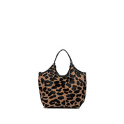 Handtasche Horsy DUA - 10730-LEO MACCHIA NERA-NERO - Braun