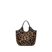 Handtasche Horsy DUA - 10730-LEO MACCHIA NERA-NERO - Braun