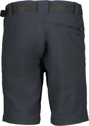 Wanderhose mit Zip-Off Reißverschluss - U423-ANTRACITE - Schwarz