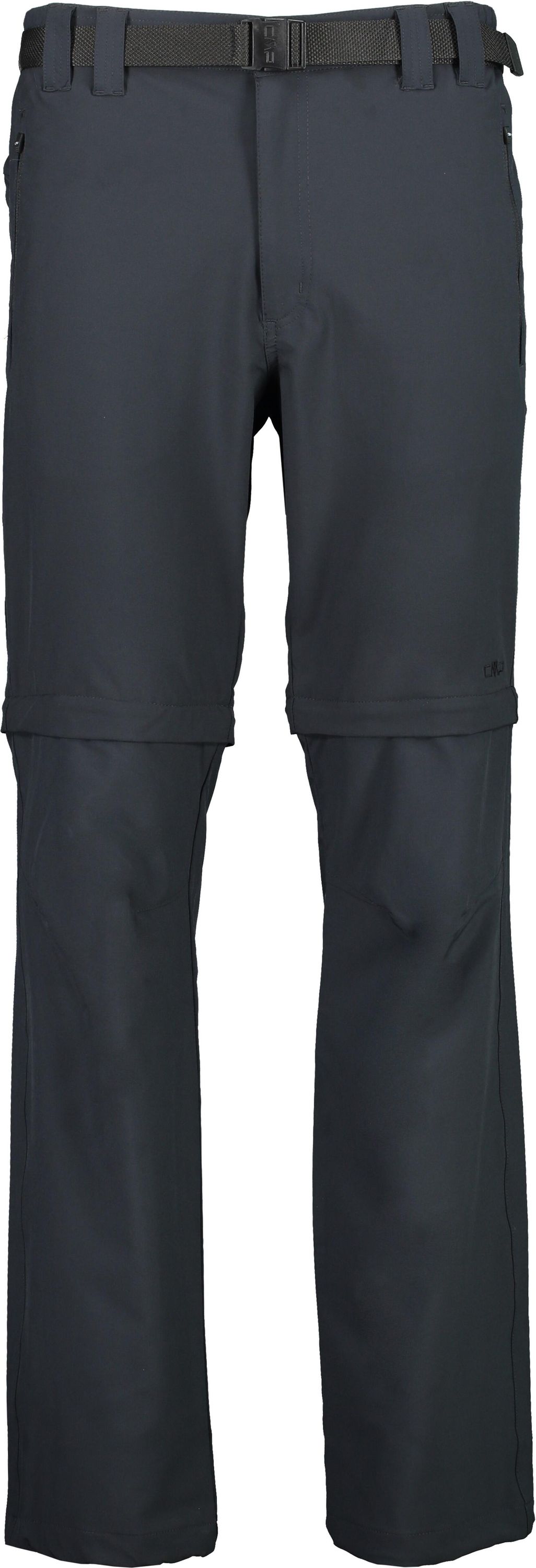 Wanderhose mit Zip-Off Reißverschluss - U423-ANTRACITE - Schwarz