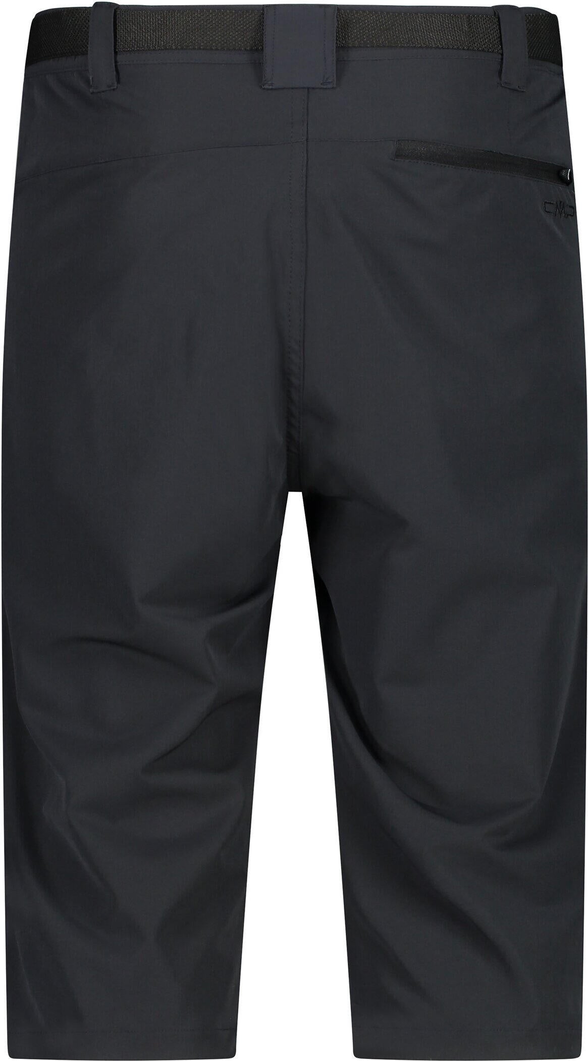 Keilhose mit Gürtel - U423-ANTRACITE - Schwarz
