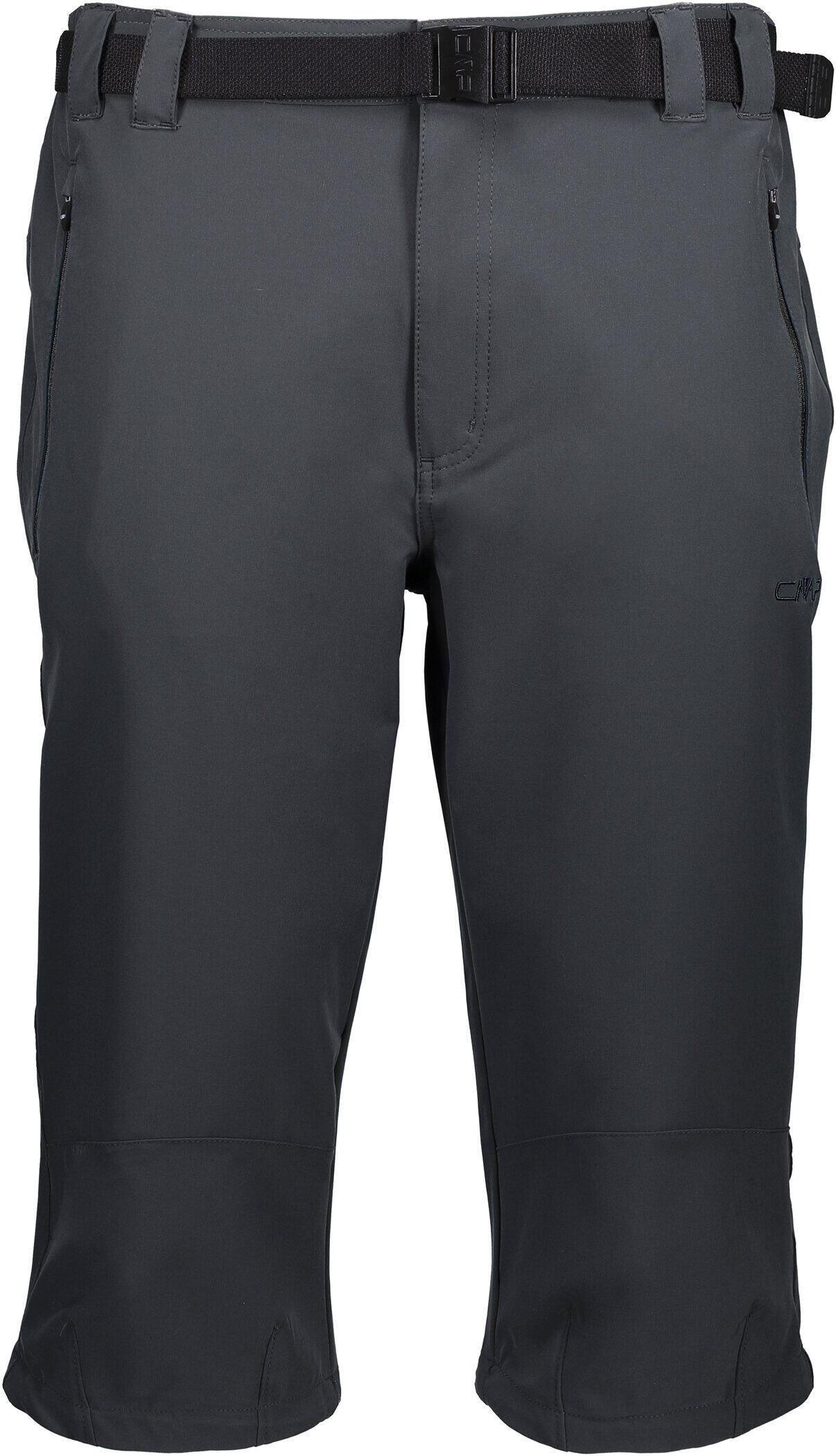 Keilhose mit Gürtel - U423-ANTRACITE - Schwarz