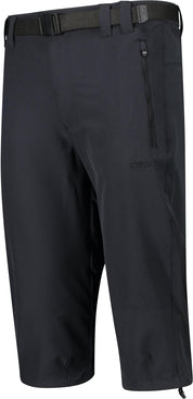 Keilhose mit Gürtel - U423-ANTRACITE - Schwarz