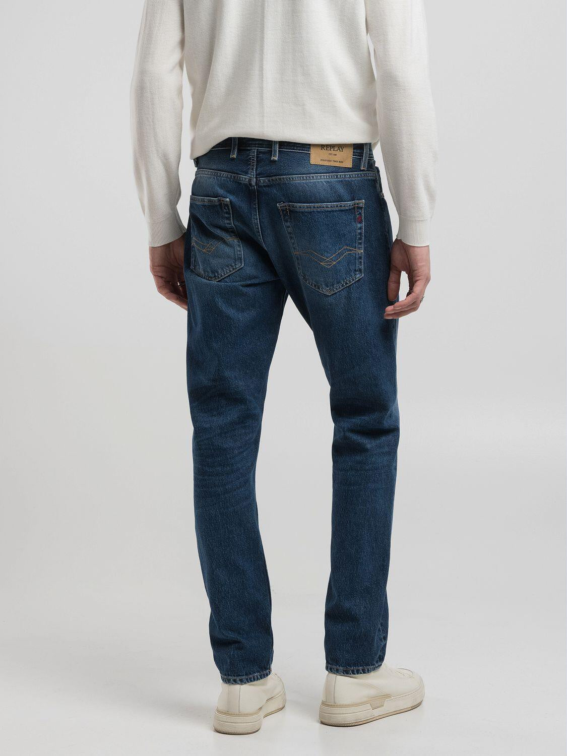 Jeans GROVER Straight Fit - 007-DARK BLUE - Blau