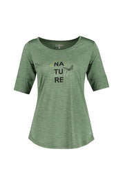 Funktionsshirt - E459-SALVIA MEL. - Khaki