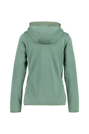 Fleecejacke mit Kapuze - 37ER-JADE-SALVIA - Grün