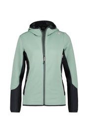 Gerippte Midlayer Unterziehjacke - E421-JADE - Grün