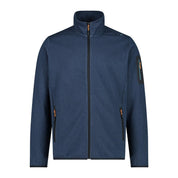 Leichte Fleecejacke mit Stehkragen - 46MR-BLUESTEEL-NERO - Blau