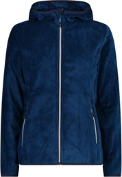 Fleecejacke mit Kapuze - 43NM-B.BLUE-BIANCO - Blau