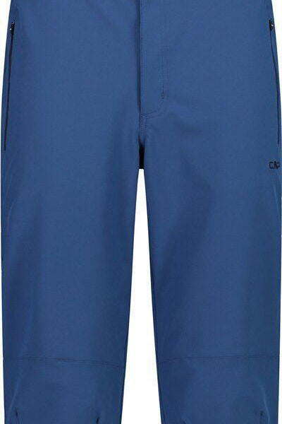 Keilhose mit Gürtel - M879-DUSTY BLUE - Blau | Schwarz