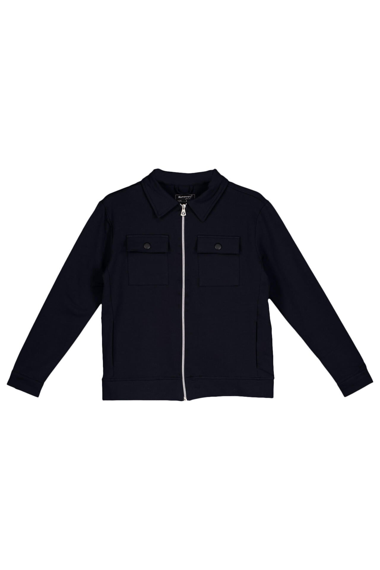 Boys Sweat Jacket - 6401 - Schwarz