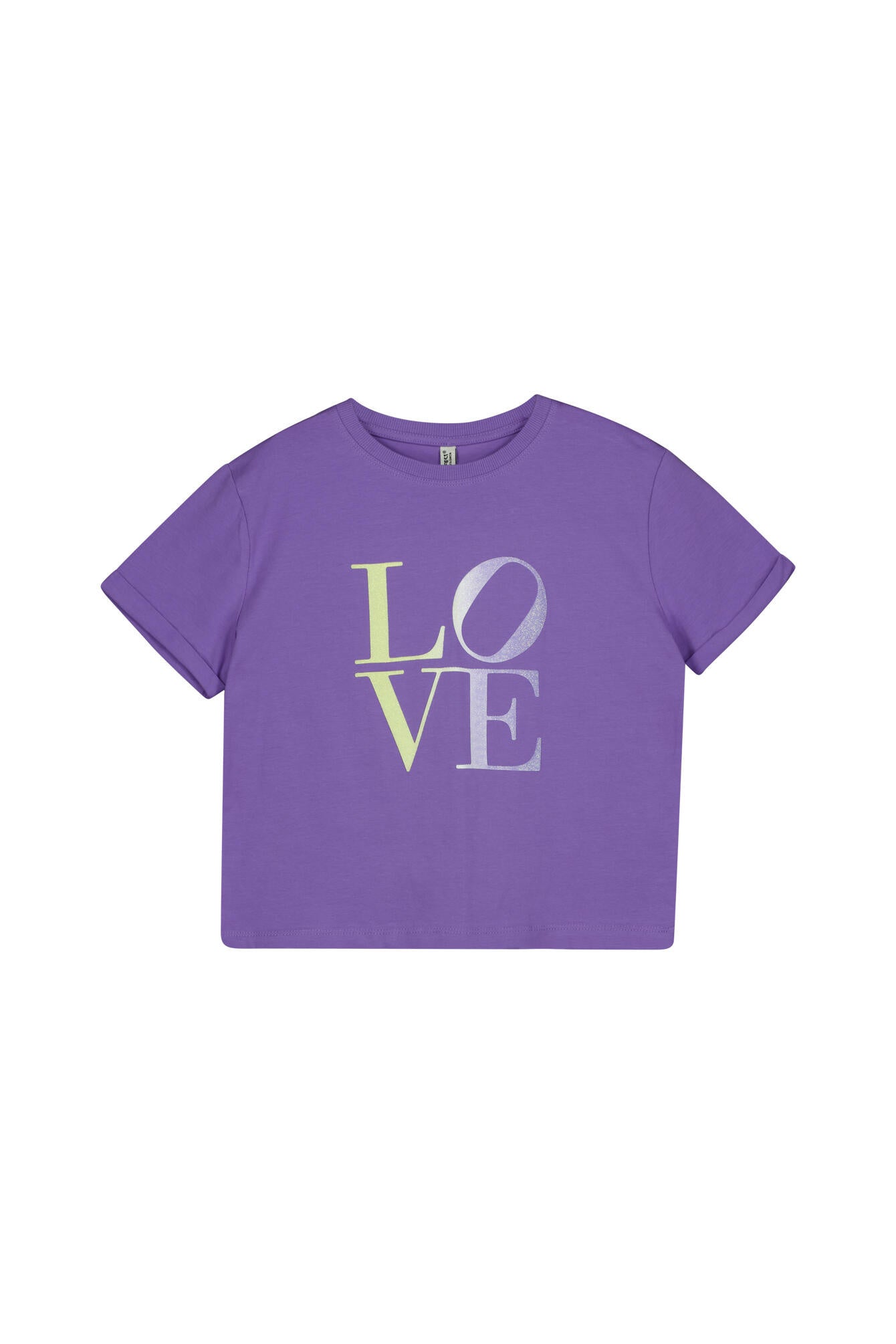 T-Shirt mit Print - 6612 - Violett