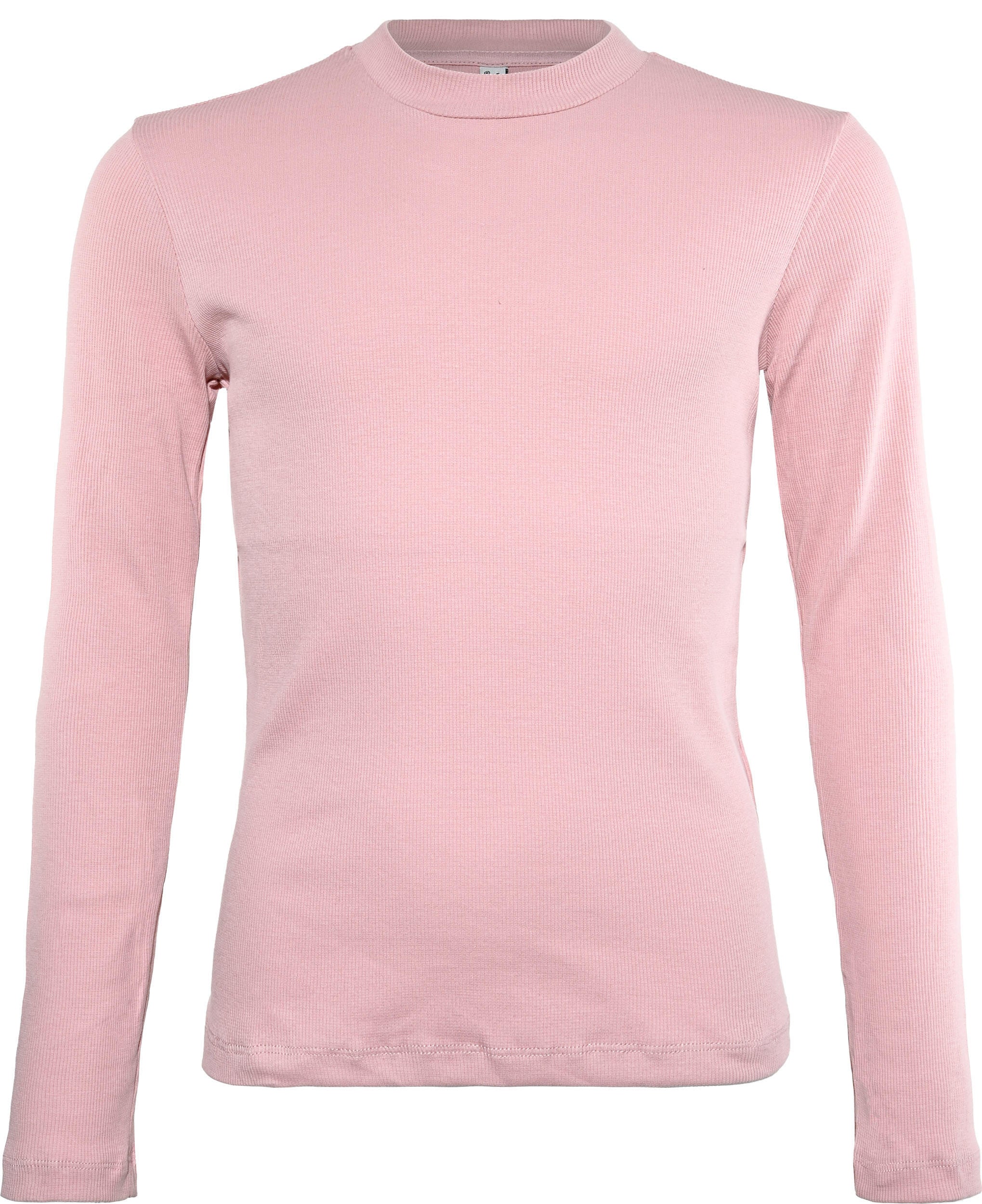 Geripptes Langarmshirt - 4607 - Rosa