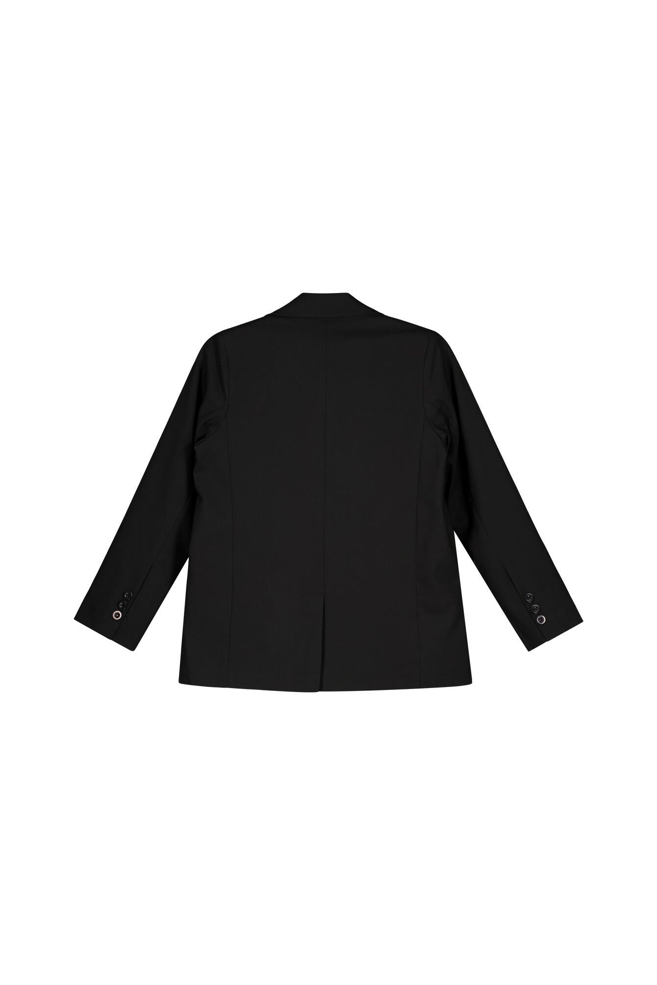 Blazer mit Pattentaschen - 9000 - Schwarz