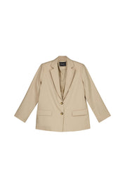 Blazer mit Pattentaschen - 2099 - Beige