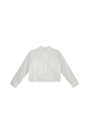 Bluse aus Baumwolle - 1000 - Weiß