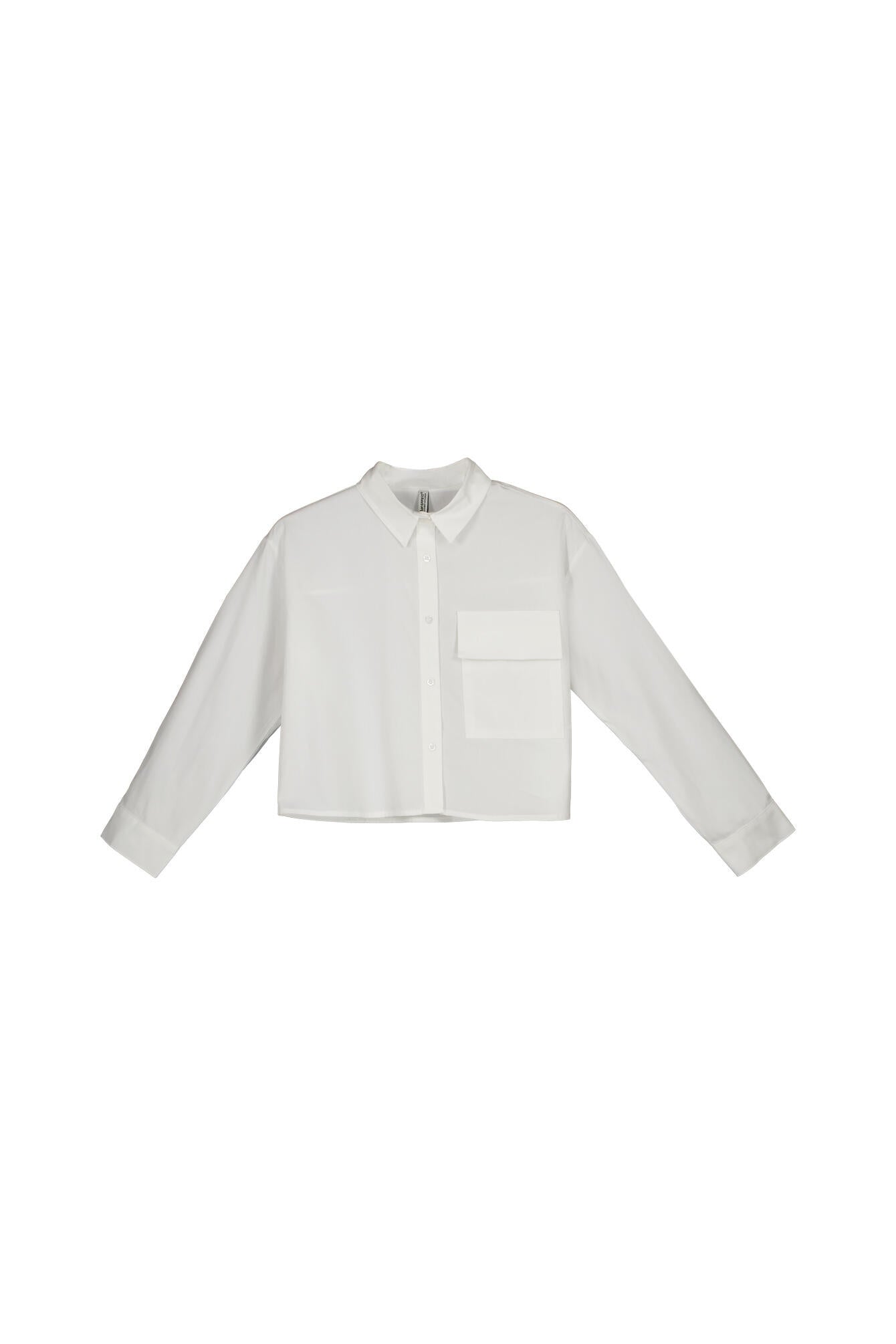 Bluse aus Baumwolle - 1000 - Weiß