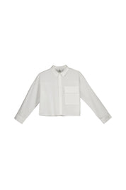 Bluse aus Baumwolle - 1000 - Weiß