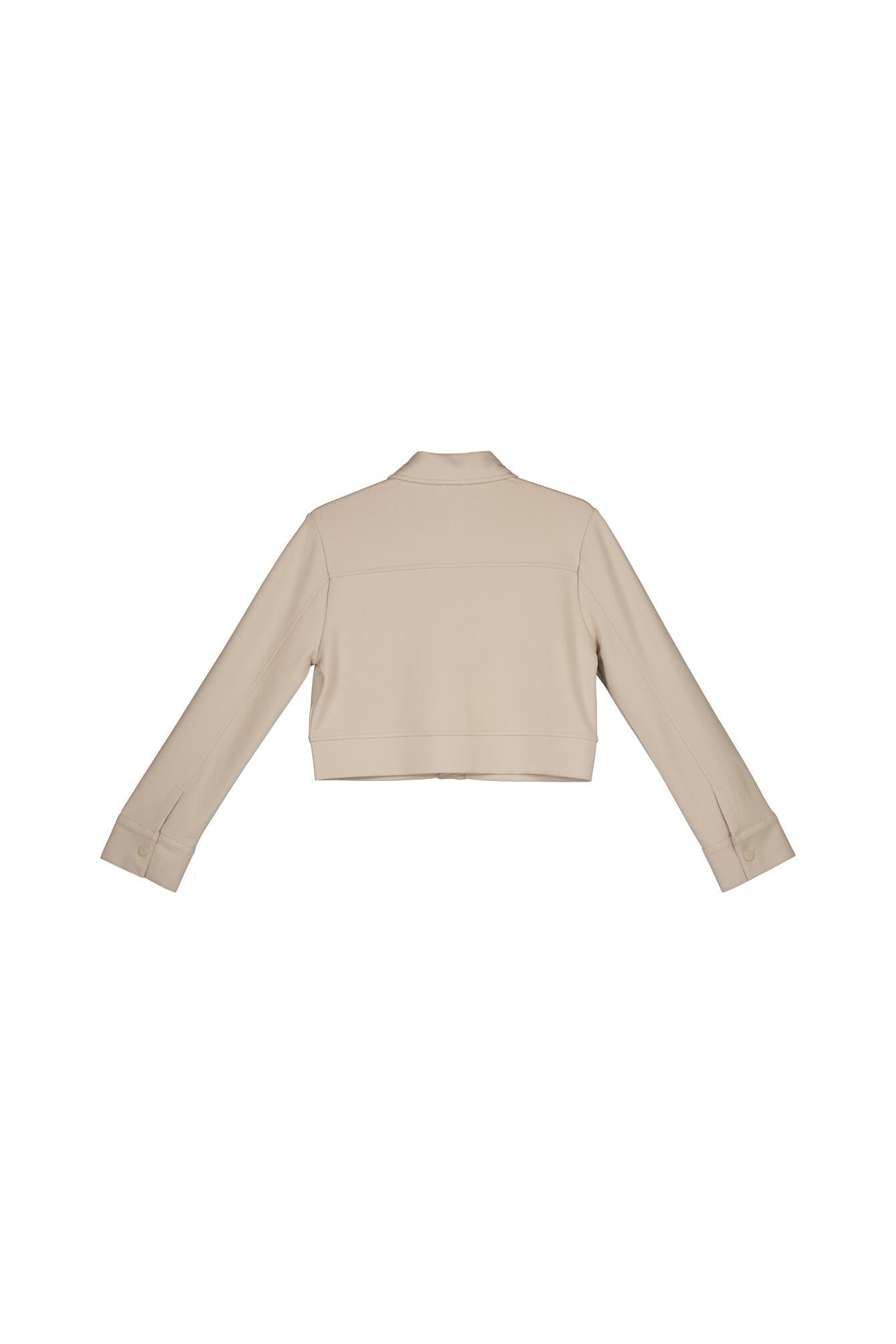 Sweatshirtjacke aus Baumwollmix - 2307 - Beige