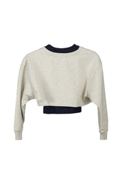 Sweatshirt + Top - 8405 - Grau