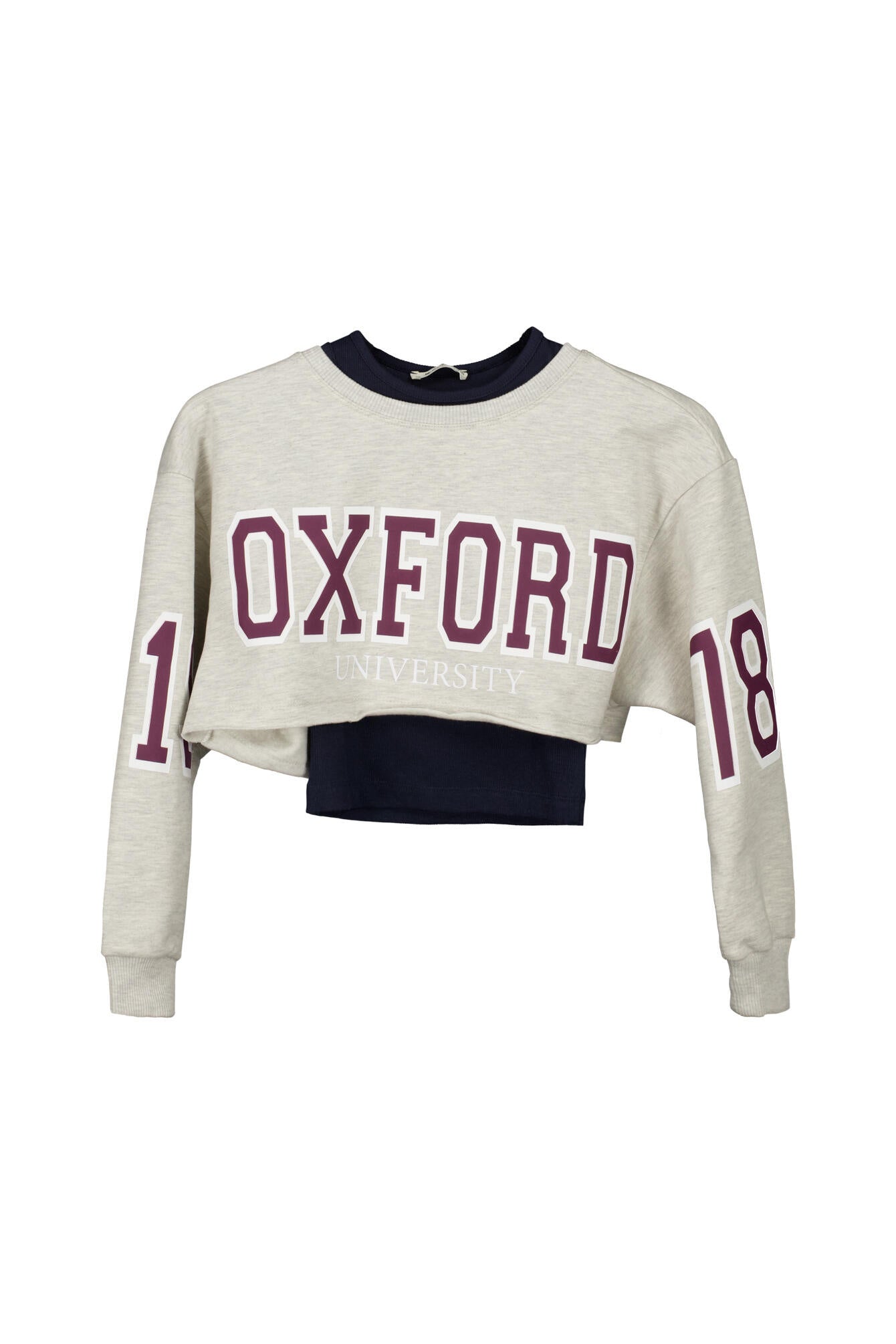 Sweatshirt + Top - 8405 - Grau