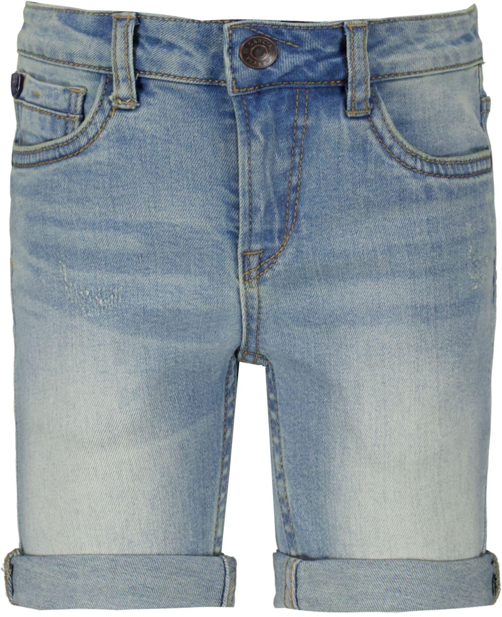 Jeansshorts aus Baumwolle - 8811 - Blau