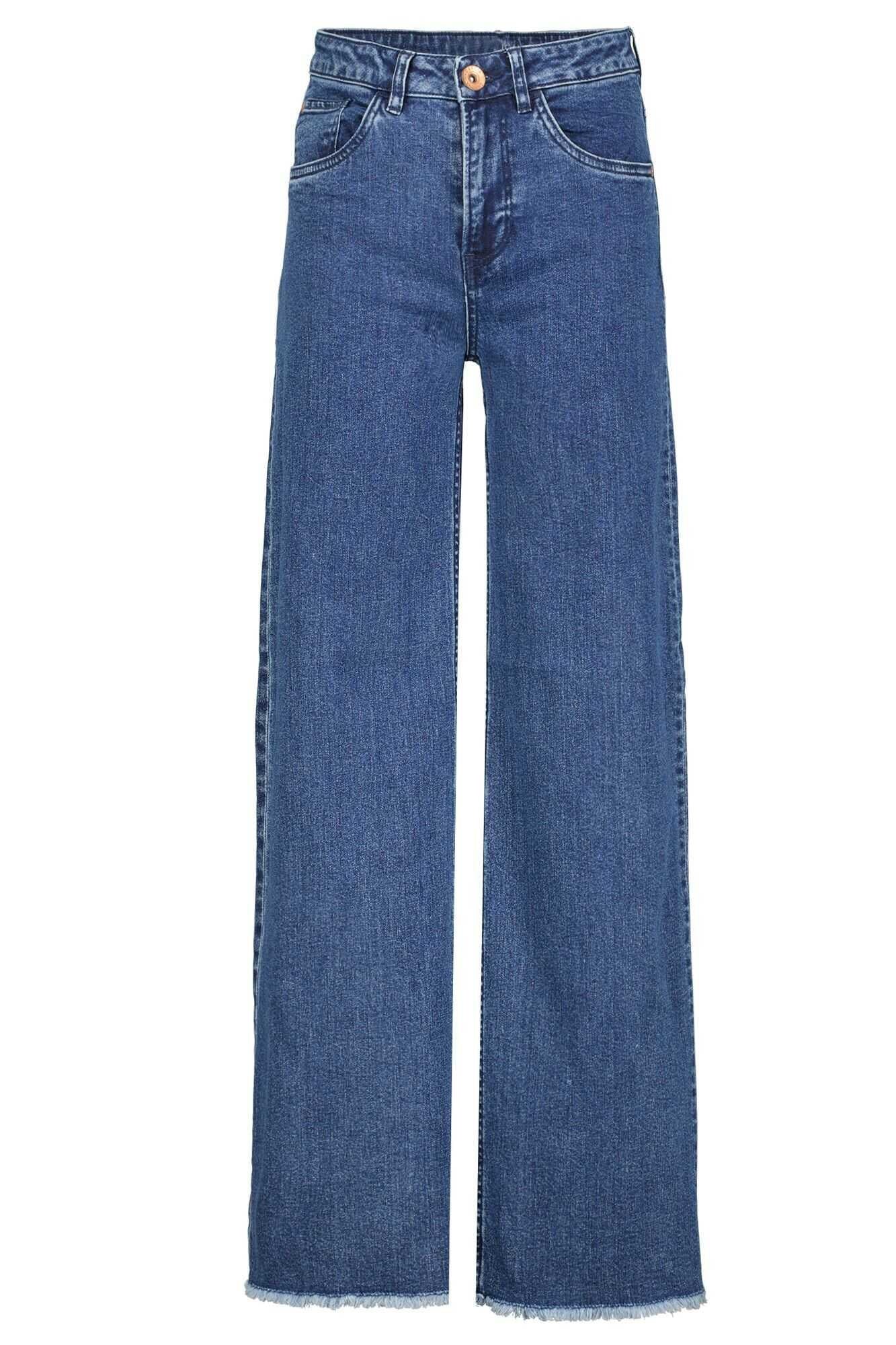 Jeans Wide Leg - 7098 - Blau