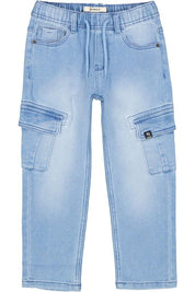 Cargohose im Jeanslook - 7886 - Blau