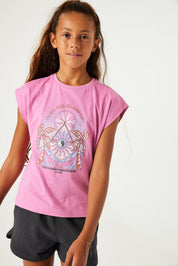 T-Shirt mit Print - 9453 - Pink