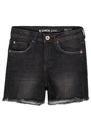 Jeansshorts Slim Fit - 5623 - Schwarz