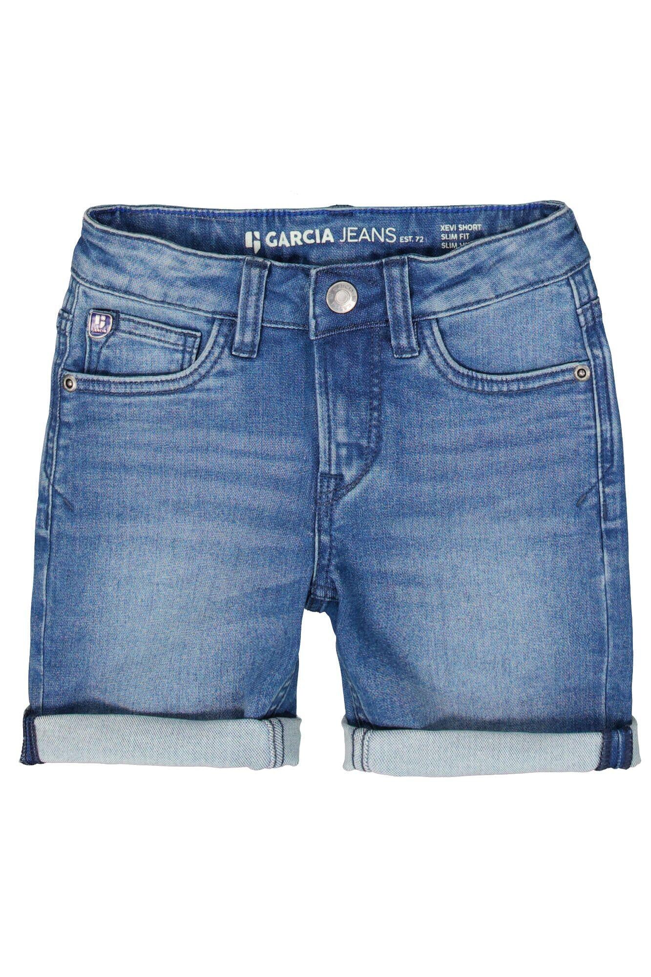 Jeansshorts aus Baumwolle - 8520 - Blau