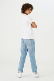 Jeans Tapered Leg - 9713 - Blau