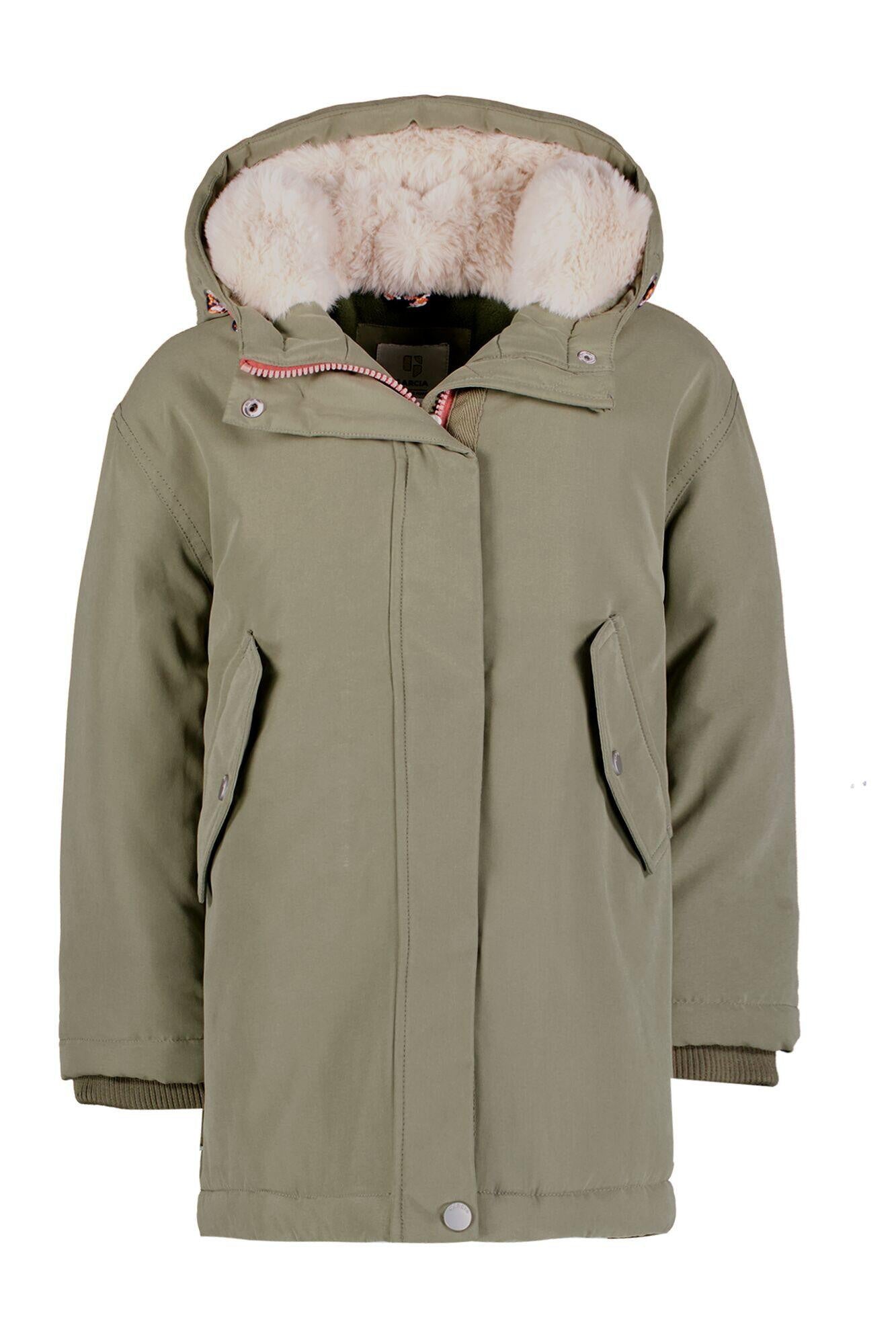 Parka mit gefütterter Kapuze - 4351 - Khaki