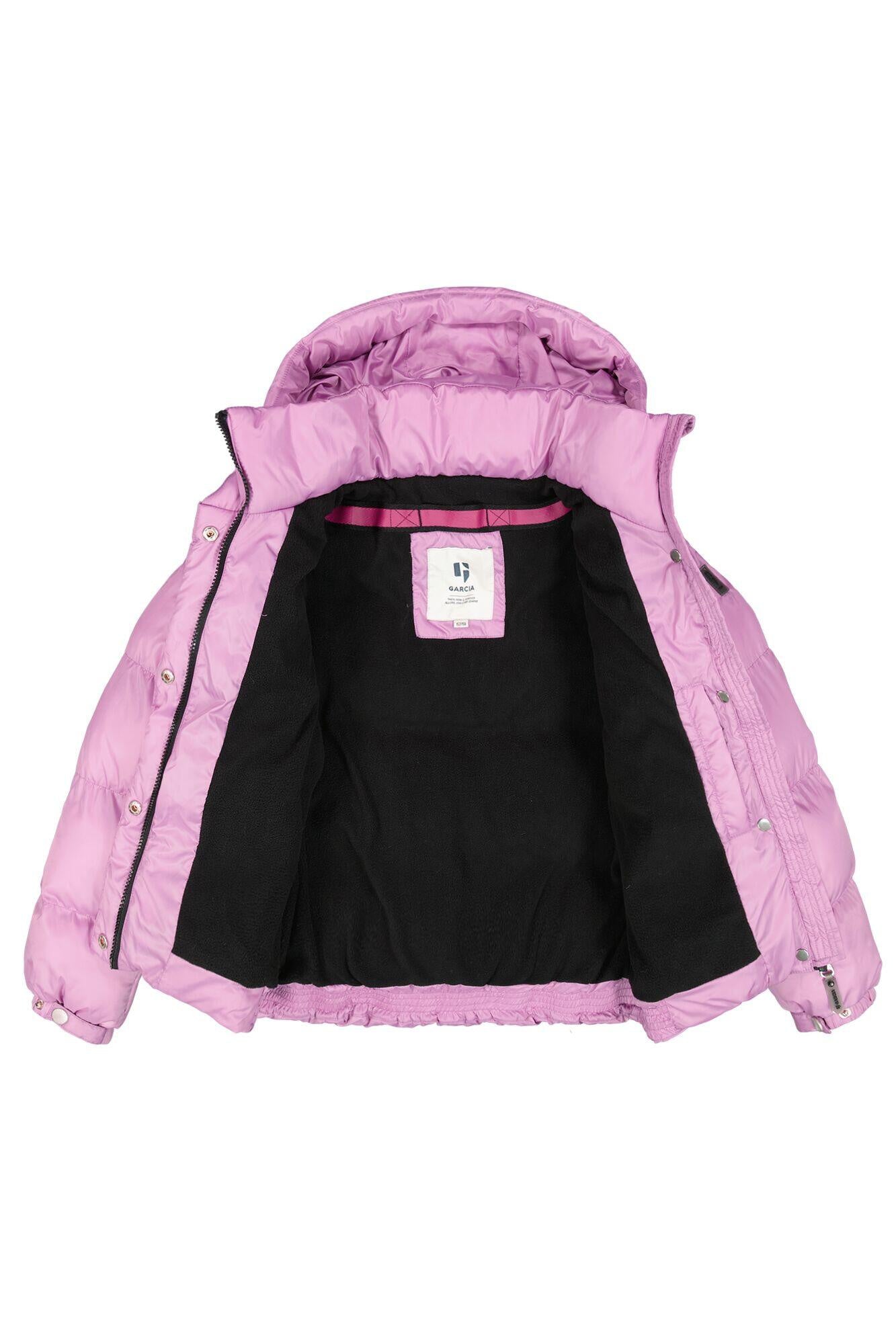 Steppjacke mit Kapuze - 8441 - Violett