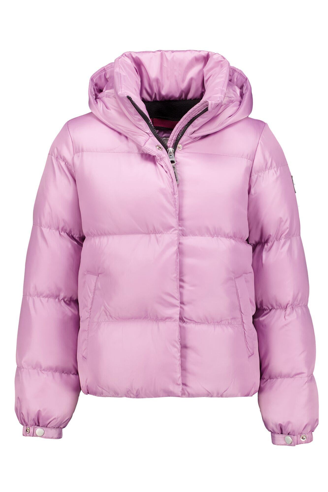 Steppjacke mit Kapuze - 8441 - Violett