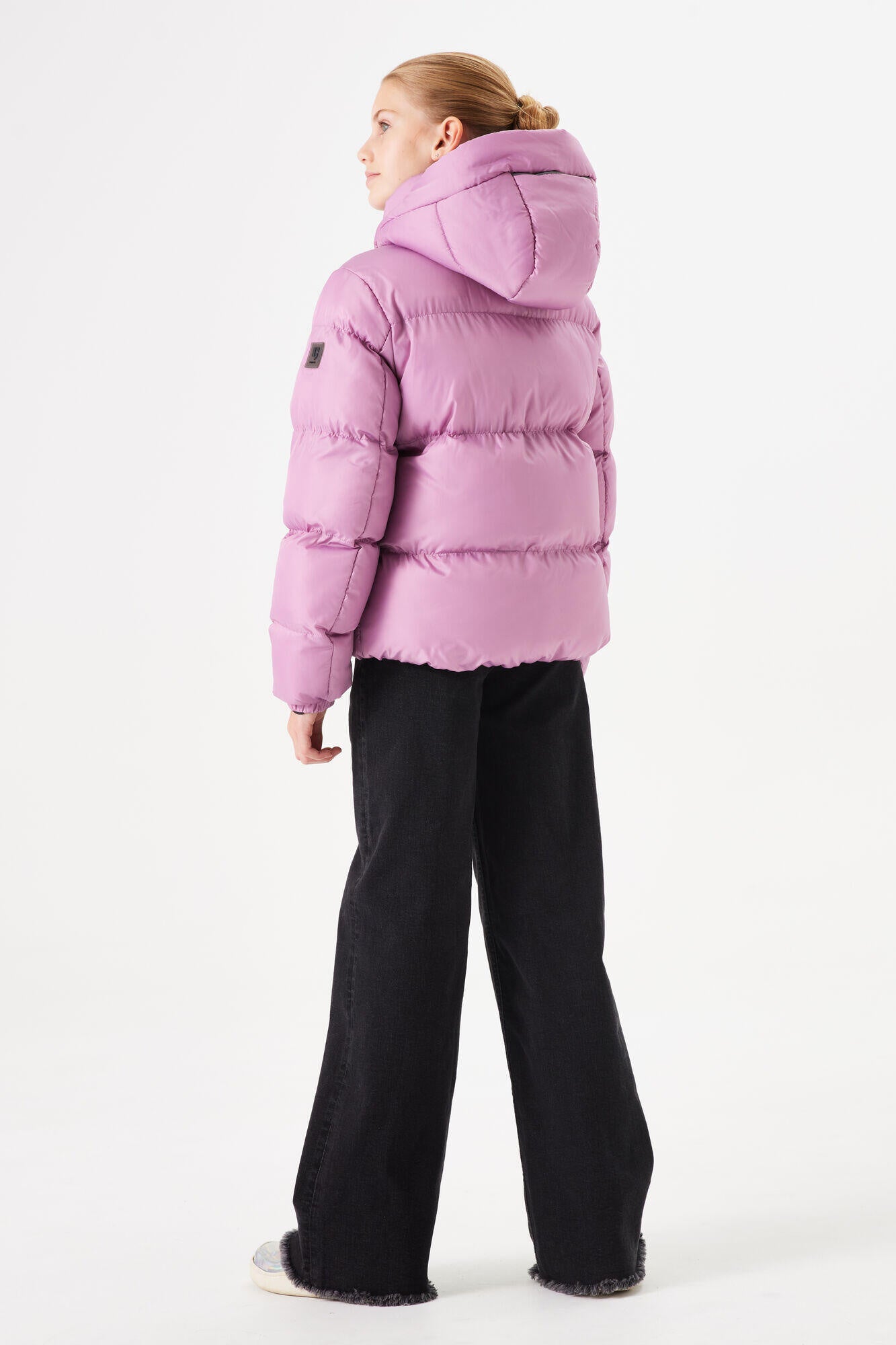 Steppjacke mit Kapuze - 8441 - Violett