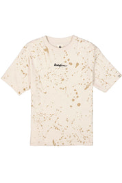 Gesprenkeltes T-Shirt - 4925 - Creme