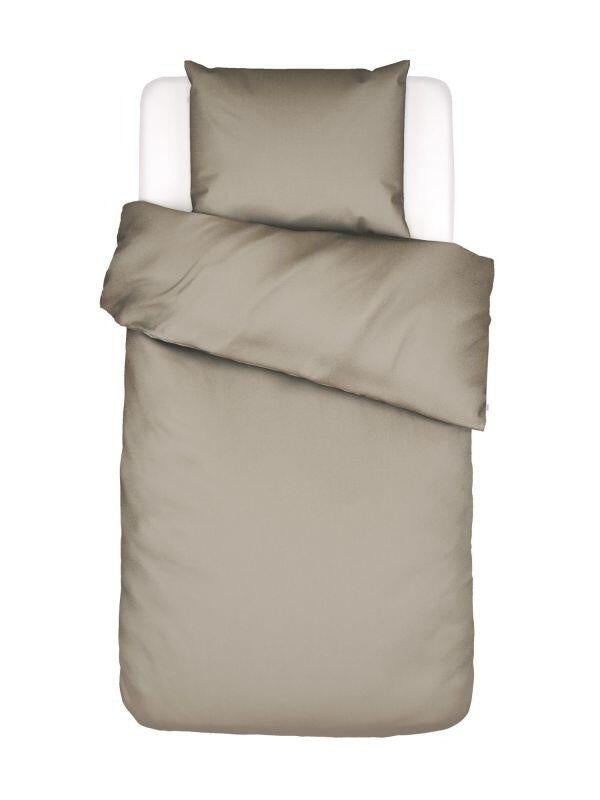 Bettwäsche MINTE 155X220 cm + 80x80 cm - 199-Taupe - Beige
