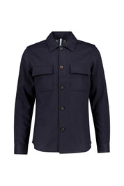 Overshirt mit aufgesetzten Taschen - P - Blau