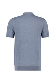 Poloshirt aus Lyocellmix - M - Blau