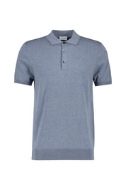 Poloshirt aus Lyocellmix - M - Blau