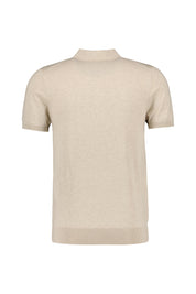 Poloshirt aus Baumwollmix - F1 - Beige